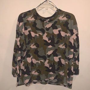 H&M Camo Sweater